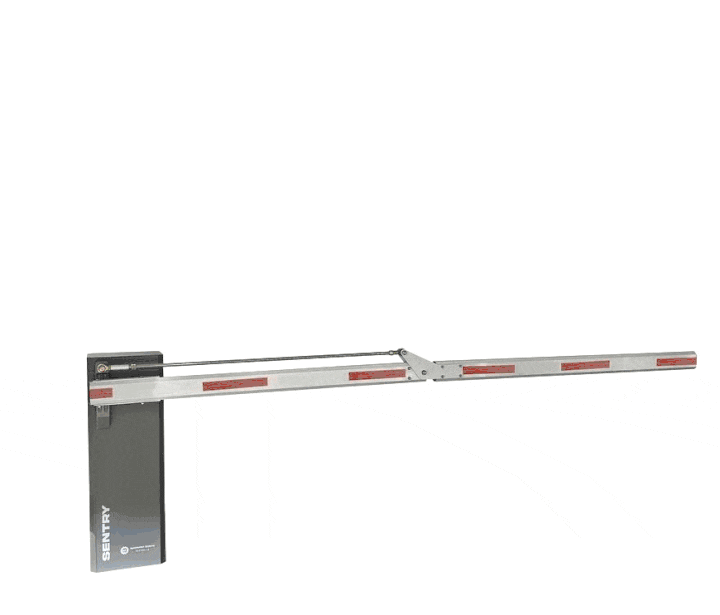 folding 90 degree boom gate for carparks