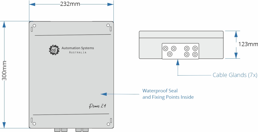 Automatic Driveway Gate System Control Box
