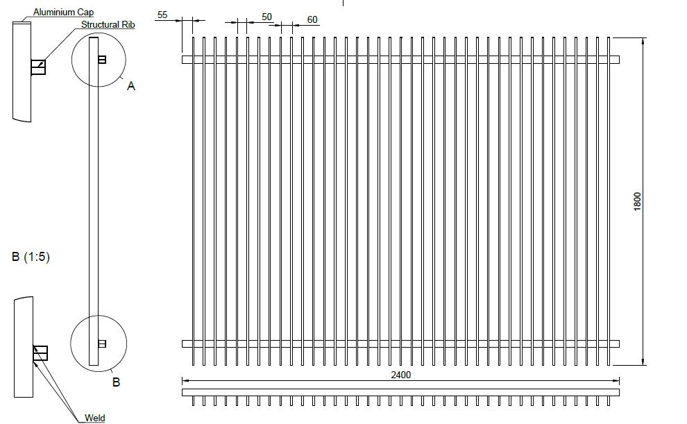 blade fence Dimensions