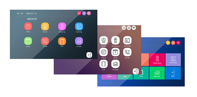 intercom system with different look