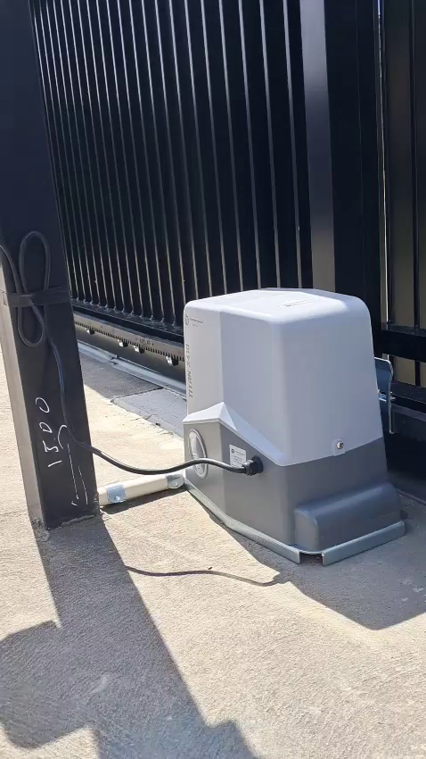 Titan sliding gate motor installation