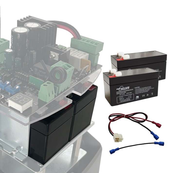 backup uninterrupted battery sliding gate