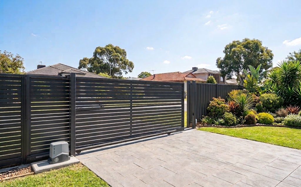 Pre-made driveway gate supplied with automation