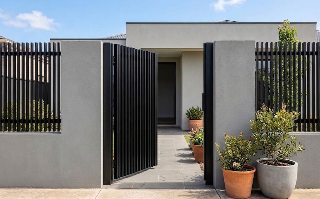 Automated pedestrian side gate