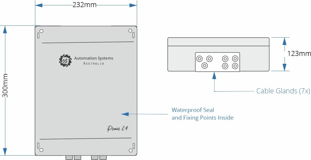 Automatic Driveway Gate System Control Box