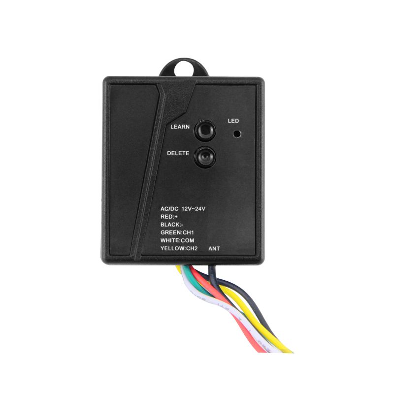 two channel receiver for garage door automatic gate alarm system