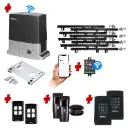 Beninca BULL 624 Electric 24V Low Voltage Automatic Sliding Driveway Gate Opener Kit Heavy Duty POWERFUL Design with Wifi Mobile App Control and Keypad Entry Exit