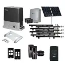 Beninca BULL 624 Solar Powered Automatic Sliding Driveway Gate Opener 24 Volt Kit Heavy Duty POWERFUL Design with Keypad Pin Code