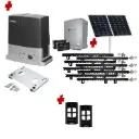 Beninca BULL 624 Solar Powered Automatic Sliding Driveway Gate Opener 24 Volt Kit Heavy Duty POWERFUL Design BASE KIT
