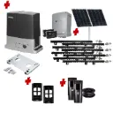 Beninca BULL 624 Solar Powered Automatic Sliding Driveway Gate Opener 24 Volt Kit Heavy Duty POWERFUL Design for Trade Installers