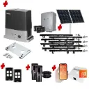 Remootio Beninca BULL 624 Solar Powered Automatic Sliding Driveway Gate Opener 24 Volt Kit Heavy Duty POWERFUL Design