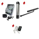 STYLO Pedestrian Gate Operator KIT with Remote Control Operation (Low Voltage Cable Run)