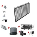 Custom Rod Top Sliding Gate (Steel) With Hardware and Automation
