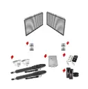 Custom Rod Top DOUBLE Swing Gate (Steel) With Hinges and Automation