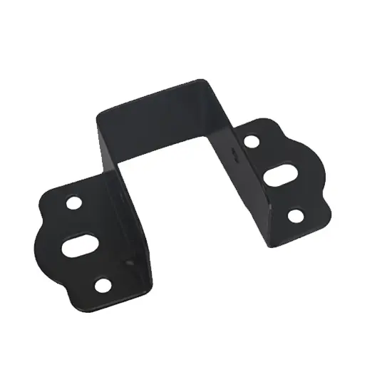 Gate Horizontal Rail Bracket (Black) 40x40