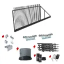 Custom CANTILEVER Pressed Spear Sliding Gate (Steel) With Hardware and Automation