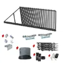 Custom CANTILEVER Vertical Blade Sliding Gate (Steel) With Hardware and Automation
