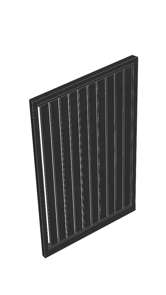 Custom Vertical Slat Pedestrian Gate (Aluminium)