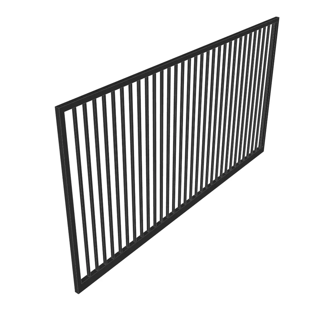 Custom Vertical Bar Gate (Steel) Gate Panel Only