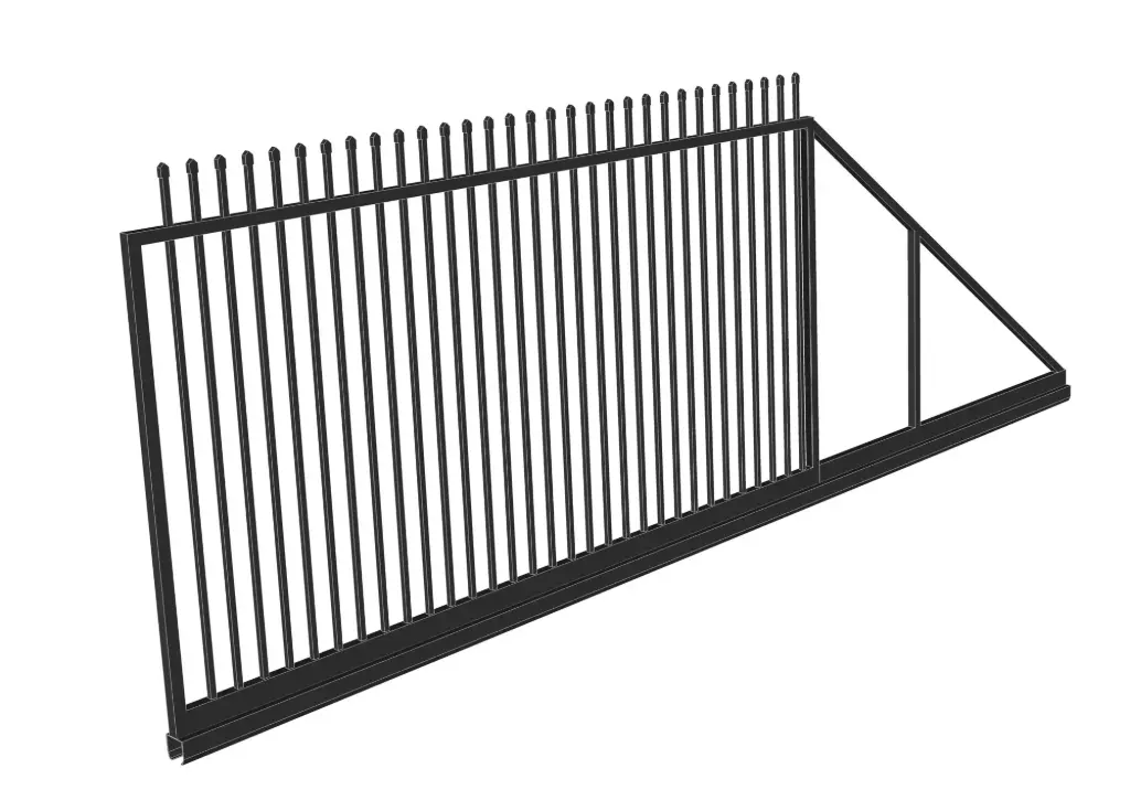 Custom CANTILEVER Pressed Spear Sliding Gate (Steel) Gate Panel Only