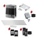 Extra Heavy Duty COMMERCIAL GRADE Automatic Sliding Gate With BULL1224 TURBO LOW VOLTAGE Sliding Gate Motor Kit (1200KG/10M MAX)