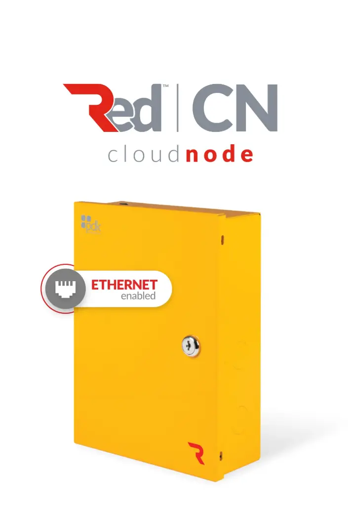 PDK Red Cloudnode Main Panel with Single Door Controller (Ethernet)