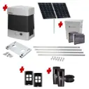 Extra Heavy Duty COMMERCIAL GRADE Automatic Sliding Gate With BULL 1524 SE SOLAR POWERED Sliding Gate Motor Kit (1500KG/10M MAX)