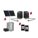 SAM Articulating Arm ITALIAN Solar Powered Automatic Double Swing Driveway Gate Opener 24 Volt Kit Design BASE KIT
