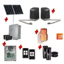 Remootio SAM Articulating Arm ITALIAN Solar Powered Automatic Double Swing Driveway Gate Opener 24 Volt Kit