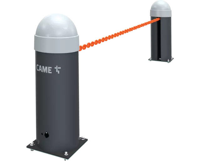 CAME Drop Chain Barrier Bollard Kit with 7.5m Span Chain **Special Order**