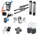 Double Swing Gate Automation Access Unlimited WiFi Bluetooth Kit Ultra Slim STYLO BD Channel Arm System with encoder Made In Italy