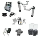 Double Swing Gate Automation Access Pro Kit Ultra Slim STYLO BS Articulating Arm System with encoder Made In Italy