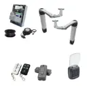 Double Swing Gate Automation Access Secure Kit Ultra Slim STYLO BS Articulating Arm System with encoder Made In Italy