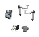 Double Swing Gate Automation Installer and Trade Kit Ultra Slim STYLO BS Articulating Arm System with encoder Made In Italy