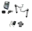 Double Swing Gate Automation Installer and Trade Kit Ultra Slim STYLO BS Articulating Arm System with encoder Made In Italy