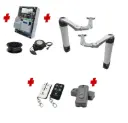 Double Swing Gate Automation Installer and Trade Kit Ultra Slim STYLO BS Articulating Arm System with encoder Made In Italy