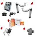 Double Swing Gate Automation Remootio Kit Ultra Slim STYLO BS Articulating Arm System with encoder Made In Italy