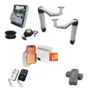 Double Swing Gate Automation Remootio Kit Ultra Slim STYLO BS Articulating Arm System with encoder Made In Italy