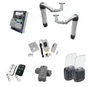 Double Swing Gate Automation Access Pro Kit Ultra Slim STYLO BS Articulating Arm System with encoder Made In Italy