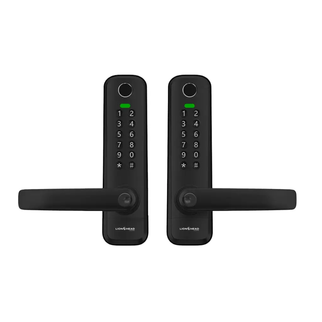 Cottesloe Slimline Gate Lock (Double Sided Keypad Version) Digital Entrance Lock with Mobile APP (Bluetooth, Fingerprint, EM Card) IP65 Front Side Weather Resistance