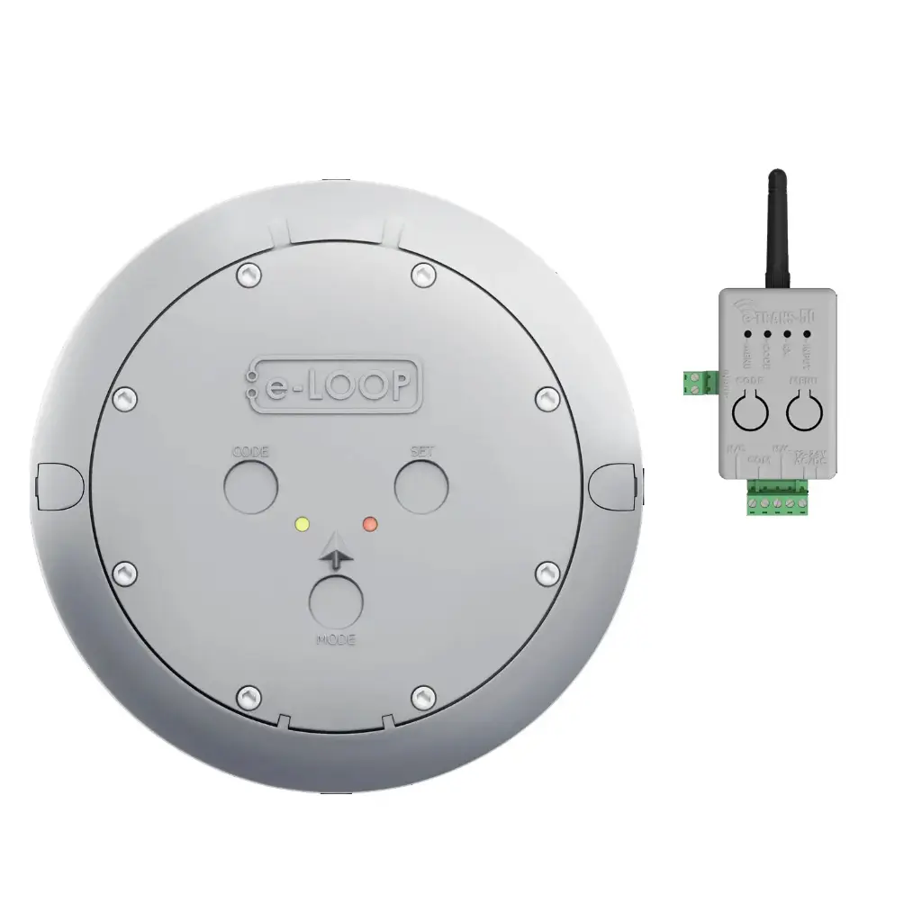 eLoop (Light) Industrial WIRELESS Automatic Vehicle Detection Sensor- Automatic Opening (Exit Mode) + Radar (Presence Mode) (Version 4 RePlay attack Prevention + Mobile APP via Bluetooth)