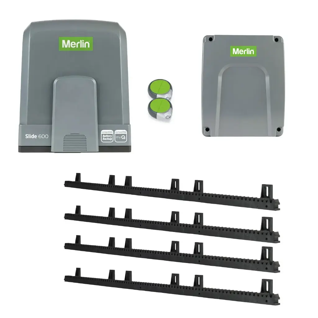 Merlin Sliding Gate Opener Kit (600KG) 24V Low Voltage