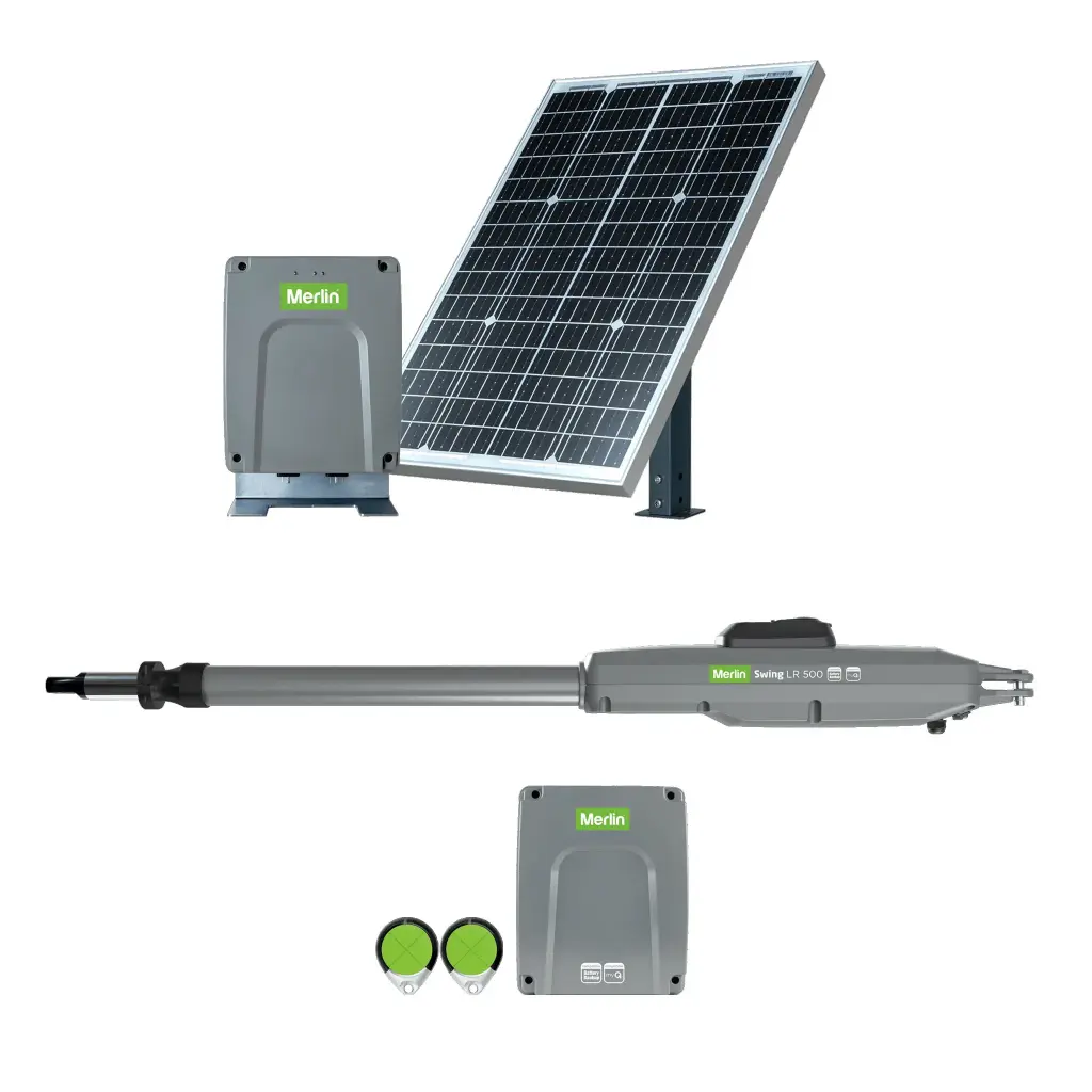 Merlin Solar Powered Farm and Rural Gate Opener Kit with 40W Panel
