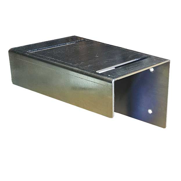 FOUR POINT Guide Roller Bracket Only (M14 Roller Compatible) 300mm Wide Bracket for gates (Max. 110mm Gate Thickness)
