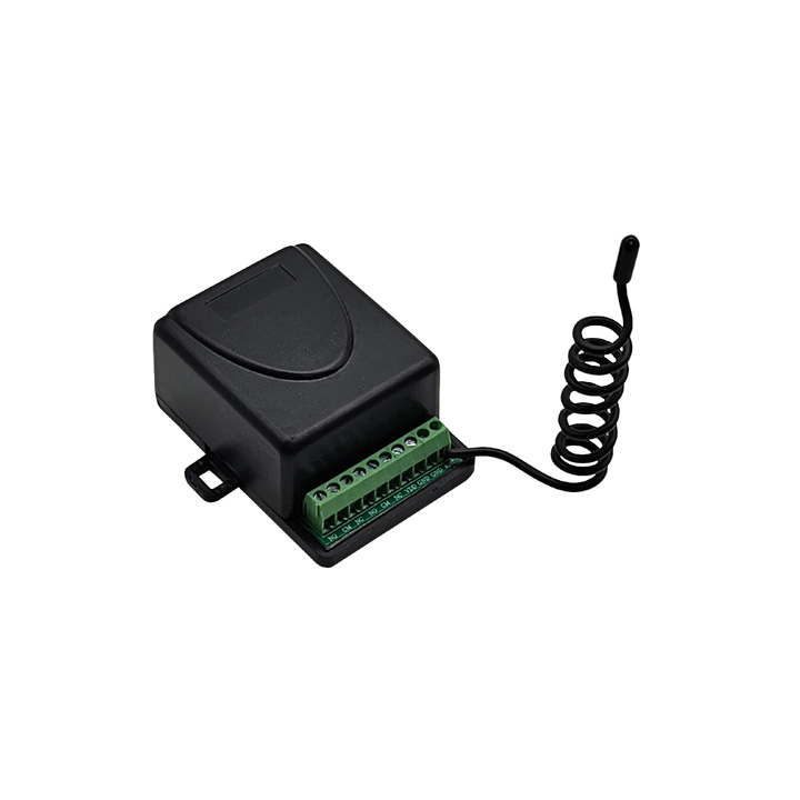 Latching/Momentary 433MHZ DUAL (TWO) CHANNEL Remote Control Wire In Receiver for Garage Doors, Alarm Systems, Automatic Gates, Light Control