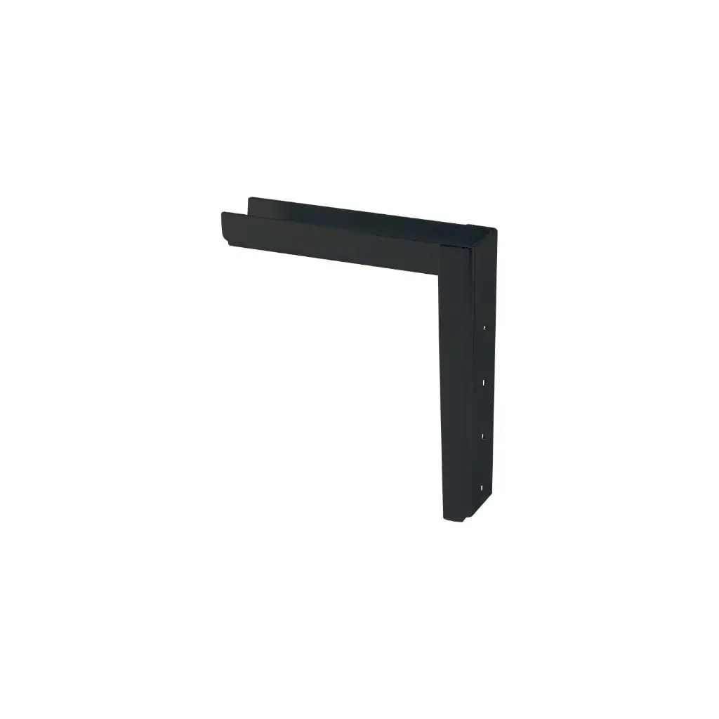 Satin Black Sliding Gate Top Guide Bracket 210x225x50mm for M14 and M16 Rollers
