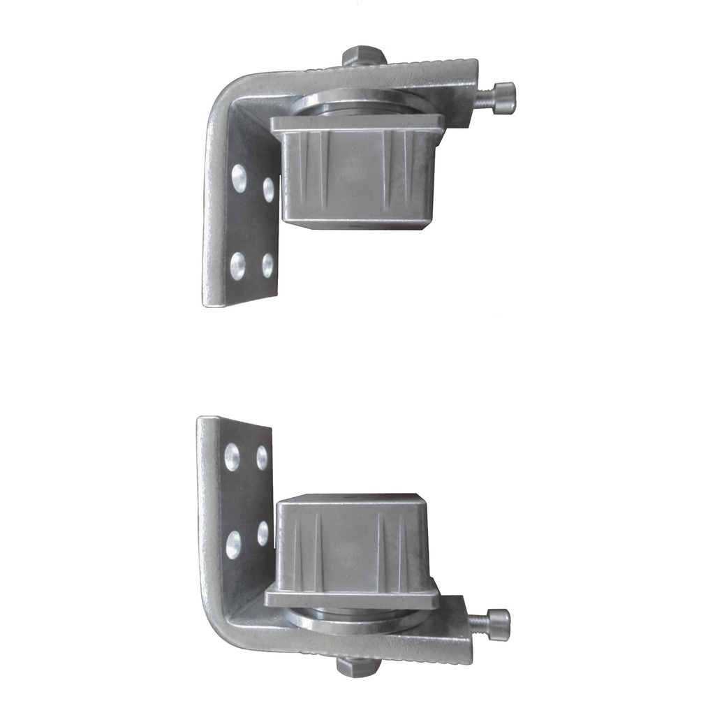 Universal Left/Right Heavy Duty Adjustable Bearing KNOCK IN Aluminum SHS Square Tube 50mm for Swing Gate