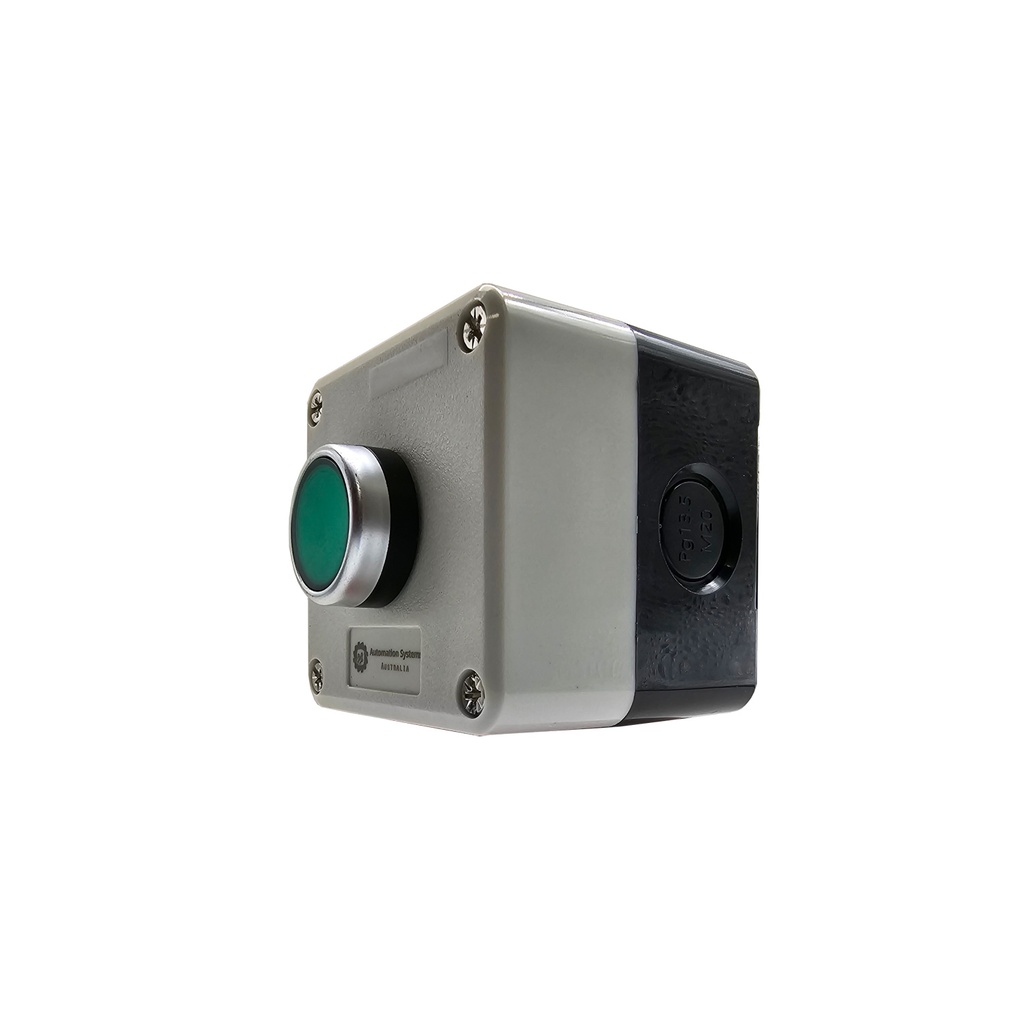 WIRED Weatherproof Momentary Press Push Button for Automatic Gates, Boom Barriers, Garage Doors, Machinery NO and NC Circuit