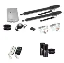 Orion LS Low Voltage 24V Automatic Double Swing Driveway Gate Opener 24 Volt Kit ROBUST Slimline Compact Design for Trade Installers