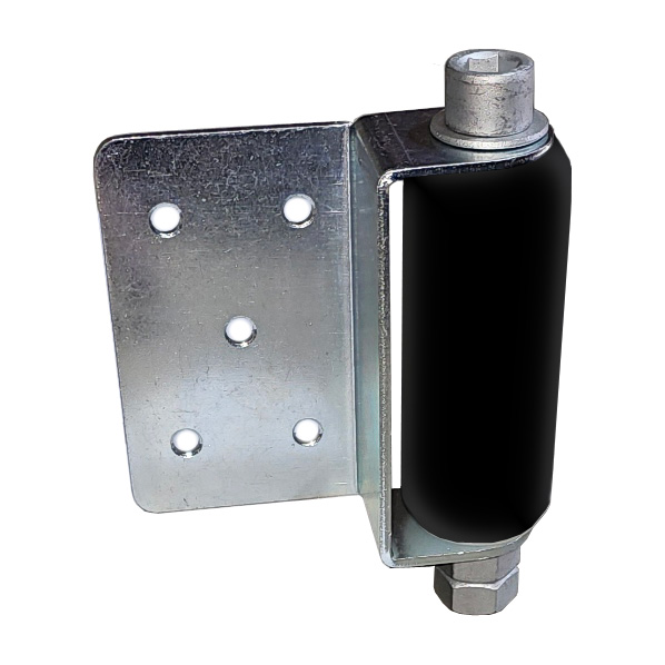 100mm Independent Sliding Gate Top Nylon Guide Roller (Black) M14 Through Bolt